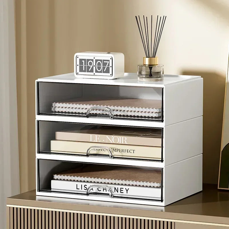 Stationary Organizer For Desk Stationery Holder Desk Makeup Organizer Storage Box Stationery Accessories Pen Organizer