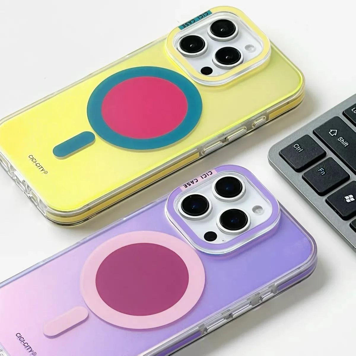 Luxury Fashion Matte Color Changing for Magsafe Phone Cases for iPhone 17 Air 16 15 Pro Max 14 13 Magnetic Wireless Charge Cover