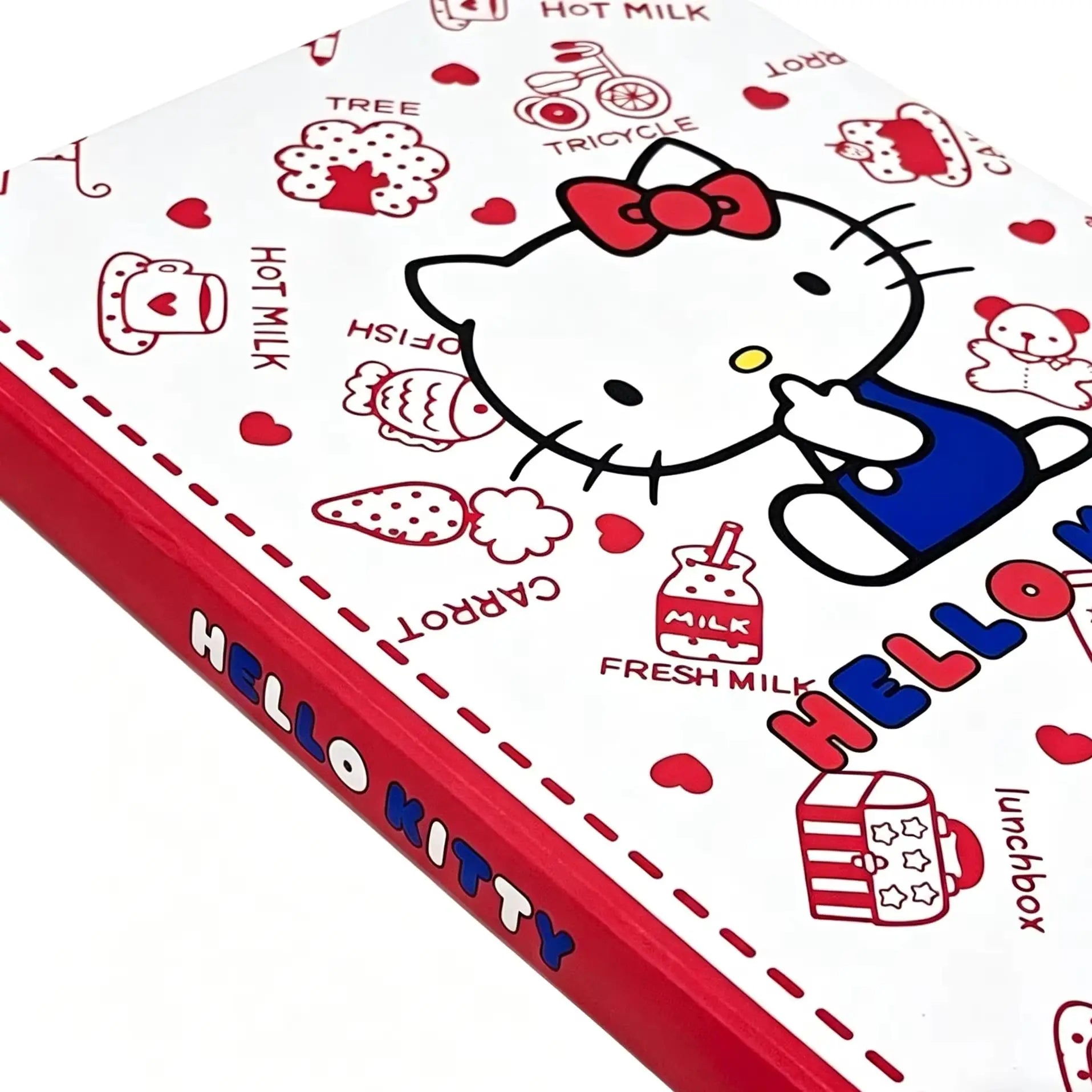 Sanrio Stationery Set 80 Pages Soft Leather Cover Cute Stationery School Supplies Planner Notebook