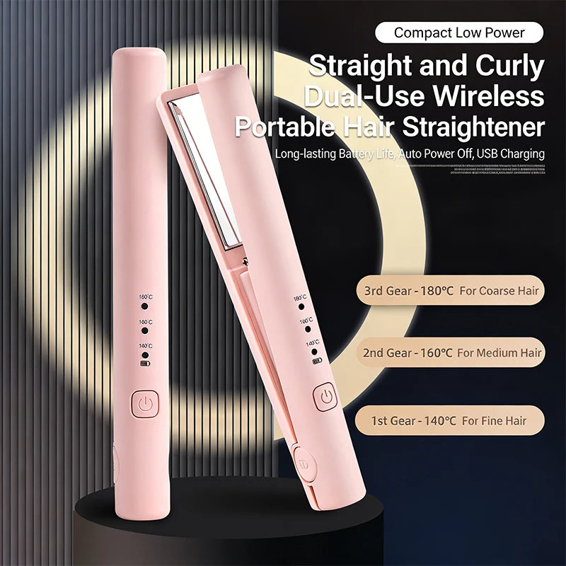 Hair Straightener Curling Iron Curler Rotating Hair Dryer Brush Tymo Styling Tool Beauty Salon Supplie Mini Crimping Hair Iron