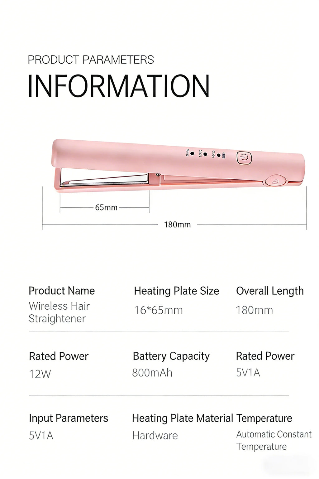Hair Straightener Curling Iron Curler Rotating Hair Dryer Brush Tymo Styling Tool Beauty Salon Supplie Mini Crimping Hair Iron