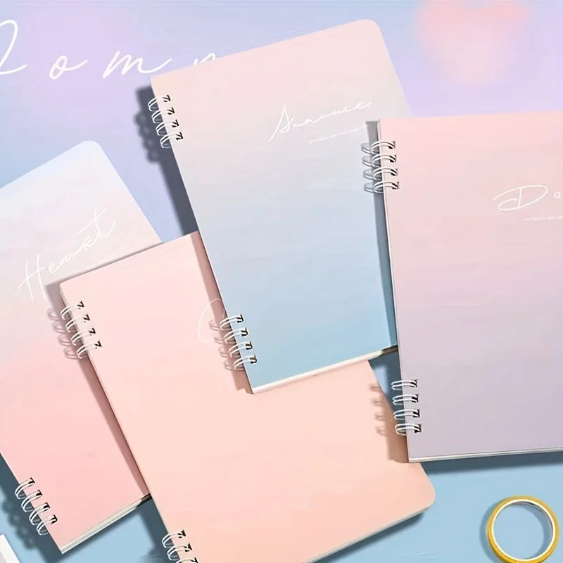 A convenient notebook for students to write in, with a high aesthetic value. A student notebook, a record book, and a diary